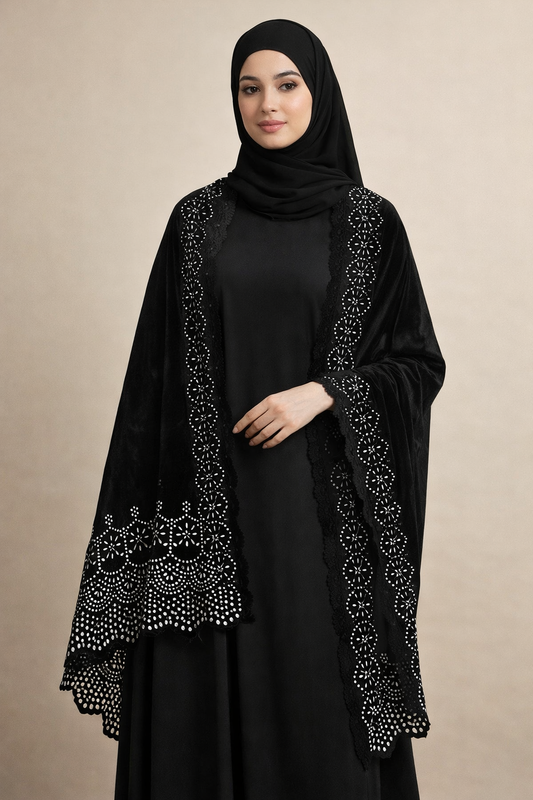 NF-51 Bareeze Lazercut Micro Velvet 9000 pound Shawl