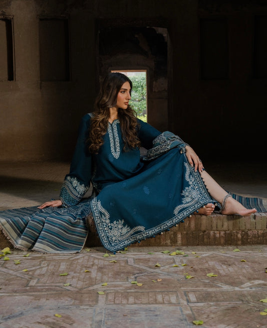 NF-8162 Izel Luxury Embroidered Winter Special-3PC