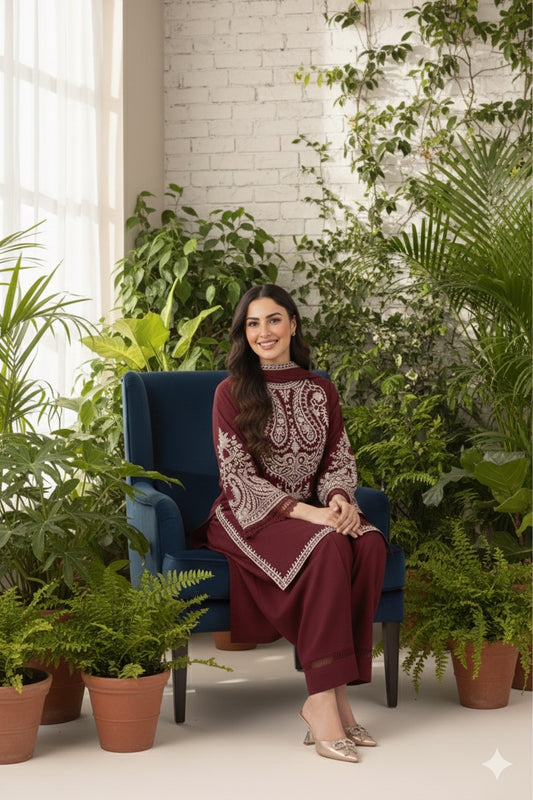 NF-525 Mbaiscs by Maria b Luxury Embroidered Danak 2pc