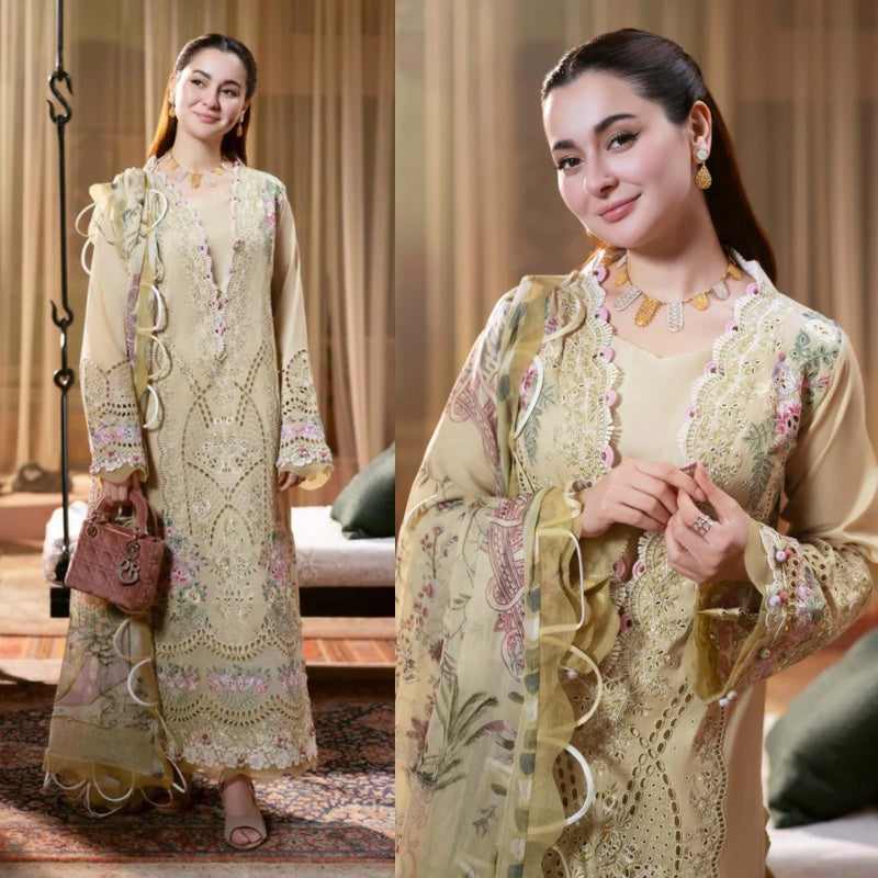 NF-723 Jade by Hania Chickenkari Special Danak 3Pc