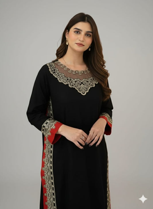 NF-1823 Aneelas Top trending Embroidered Lawn 2PC