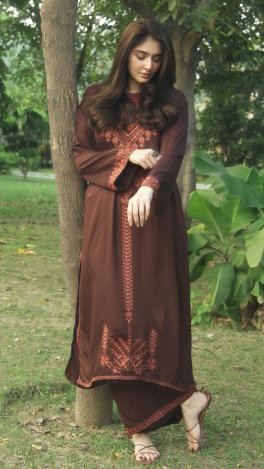 NF-746 Sapphire by Durefish Embroidered Danak 2PC