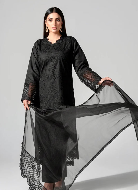 NF-7161 Maria B Luxury Embroidered Lawn 3PC