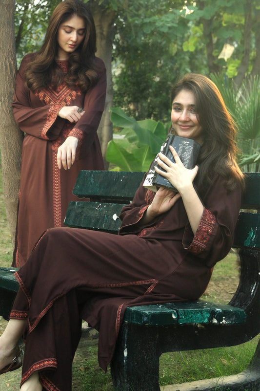 NF-746 Sapphire by Durefish Embroidered Danak 2PC