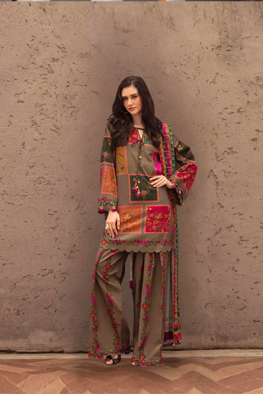 Nf-2603 Charizma Most Trending Lawn 3PC