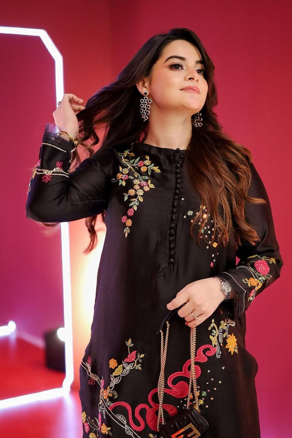 NF-5270 Amin Minal Luxury Embroidered Winter Special 2PC