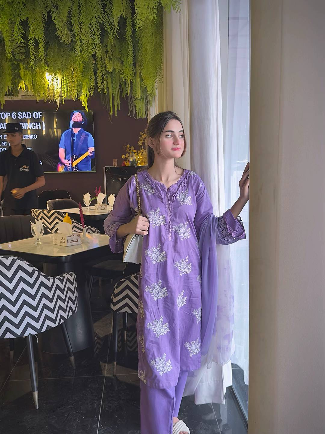 NF-5272 Hussain rehar Luxury Embroidered Lawn 3PC