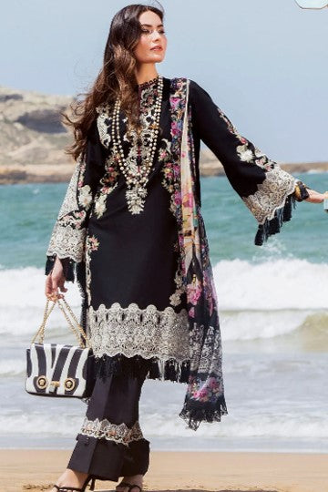 NF-526 Elaf Premium Luxury Embroidered Winter 3PC