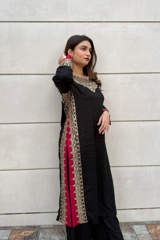 NF-818 Aneelas Special Embroidered Marina 2PC