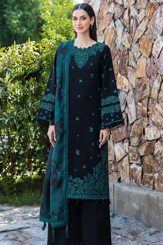 NF-333 Farasha Luxury Embroidered 3PC
