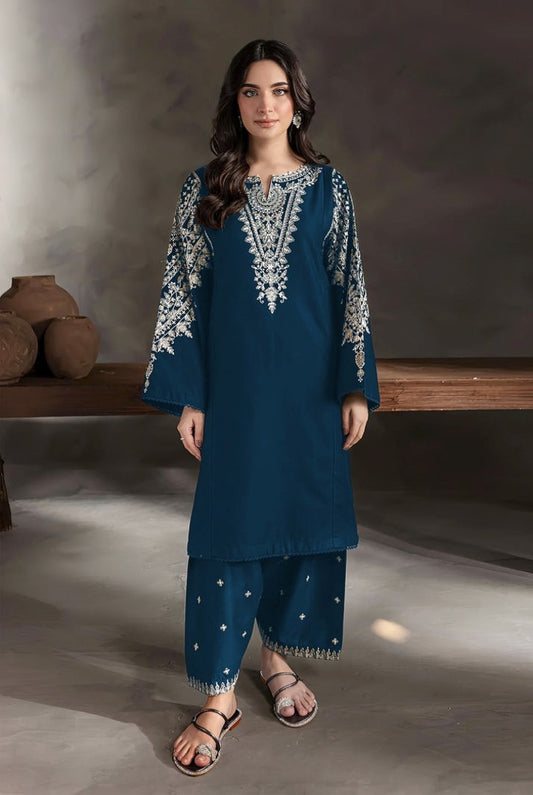 NF-751 Batik Party Wear Danak -2PC