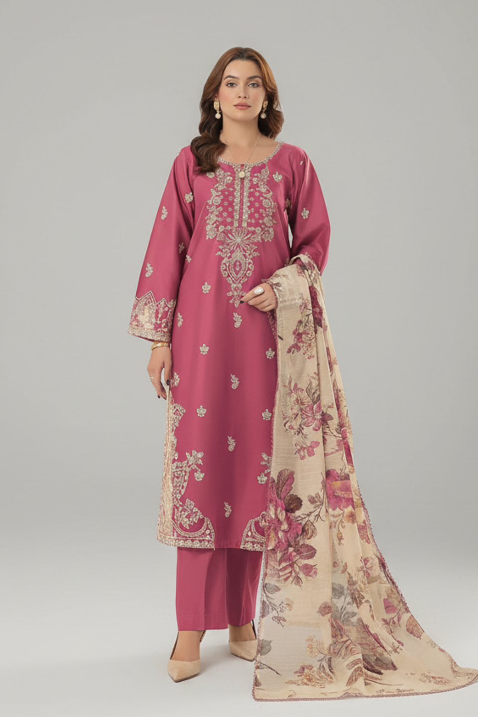 NF-625 Mohagni Winter Special Luxury Embroidered 3PC