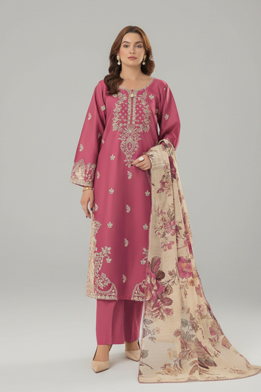 NF-625 Mohagni Winter Special Luxury Embroidered 3PC