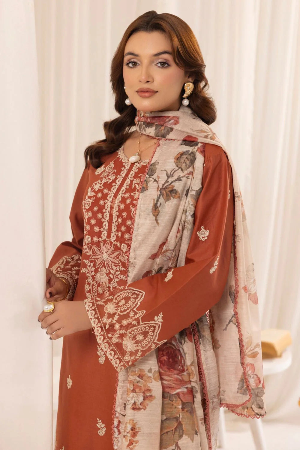 NF-625 Mohagni Winter Special Luxury Embroidered 3PC