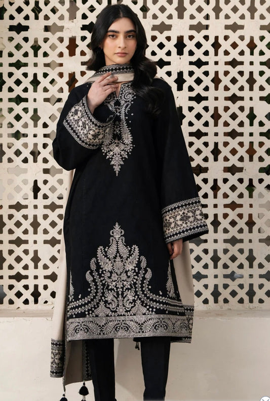 NF-312 Jazmin Luxury Embroidered Lawn 3PC