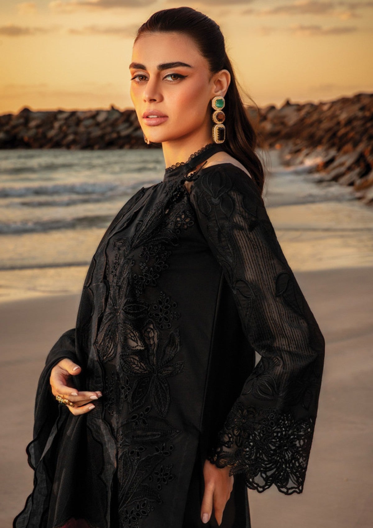 NF-349 RangRasiya Luxury Eid Special Ready to Wear Dubata Lawn 3PC