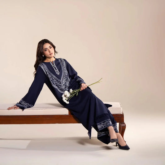 NF-338 Preet Luxury Embroidered Lawn 2PC