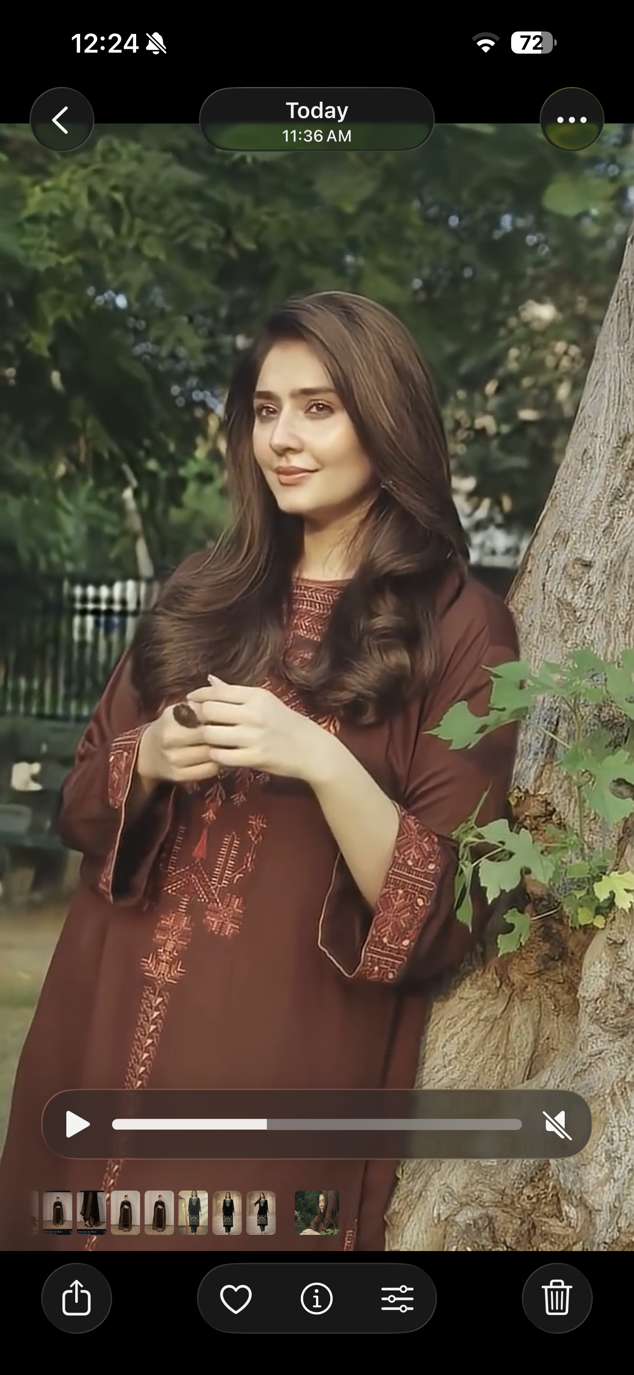 NF-746 Sapphire by Durefish Embroidered Danak 2PC