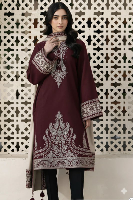 NF-312 Jazmin Embroidered Lawn 3PC