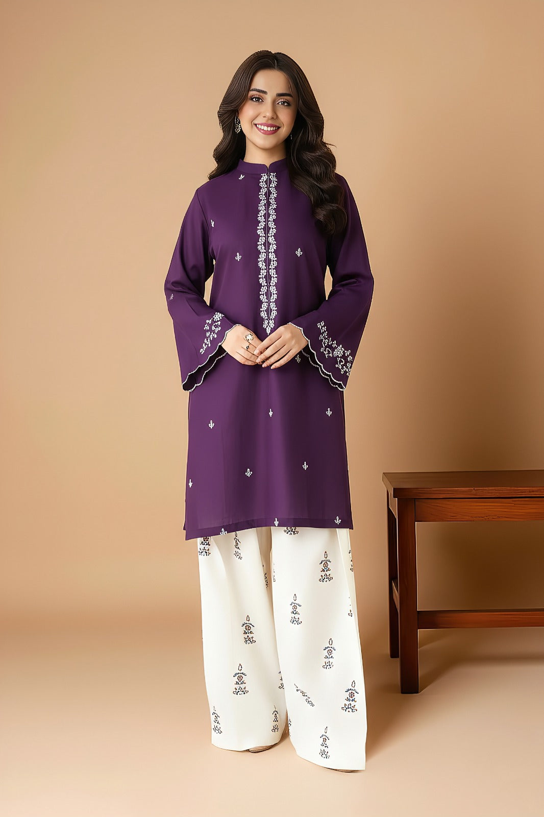 NF-305 Batik Luxury Embroidered Lawn 2PC