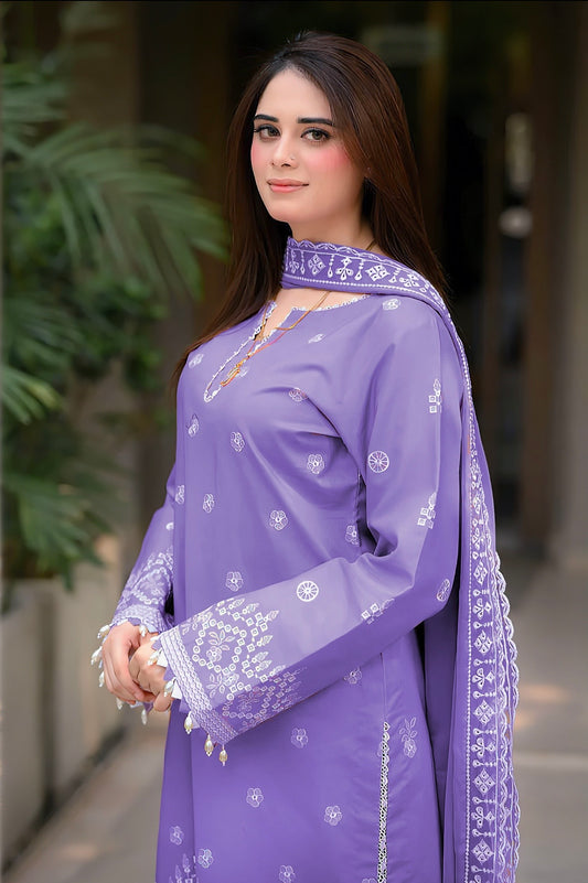 NF-307 Libas by Umza Luxury Chickenkari Lawn 2PC