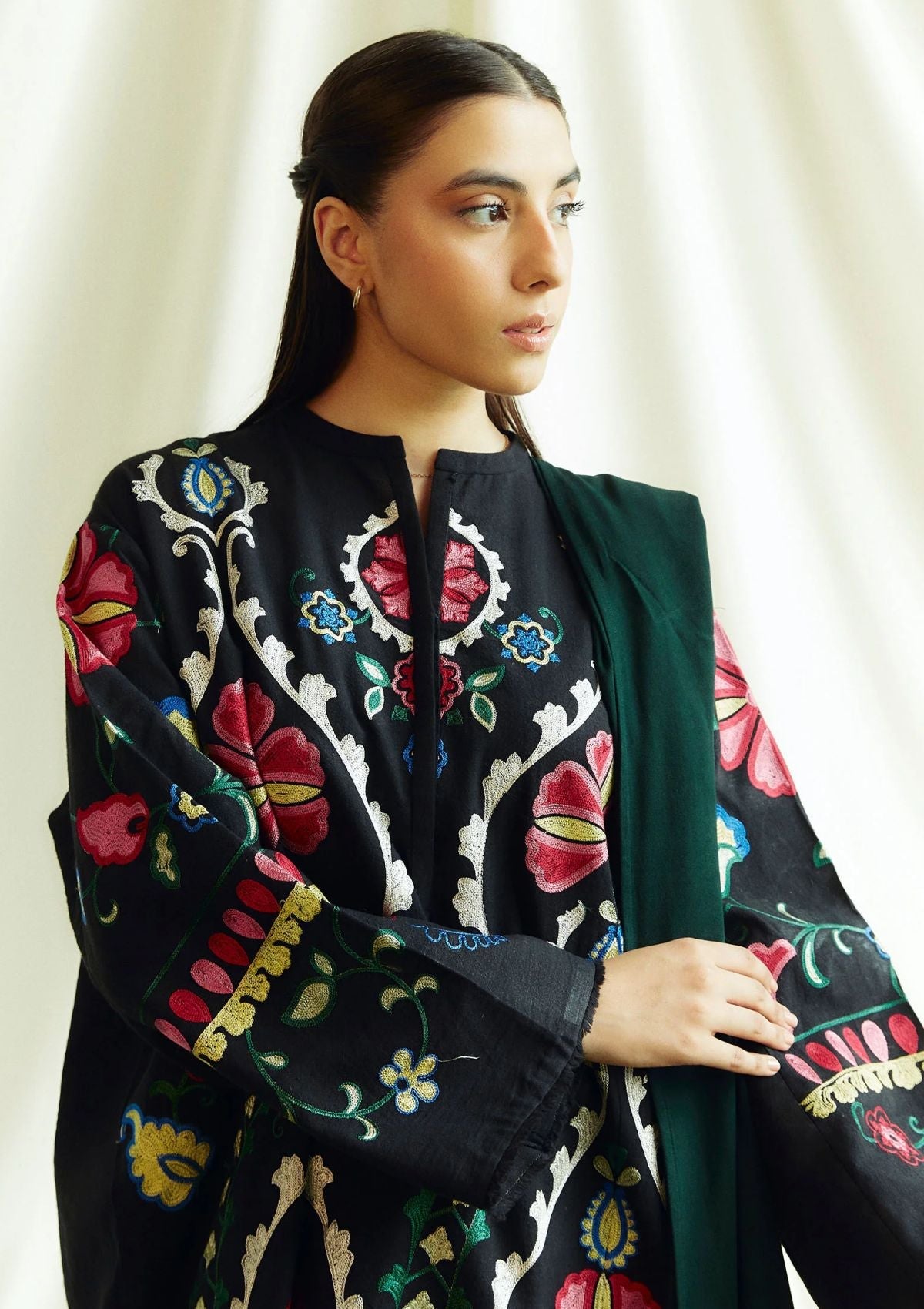 NF-122 Coco By Zara Shahjhan Embroidered Danak 3PC