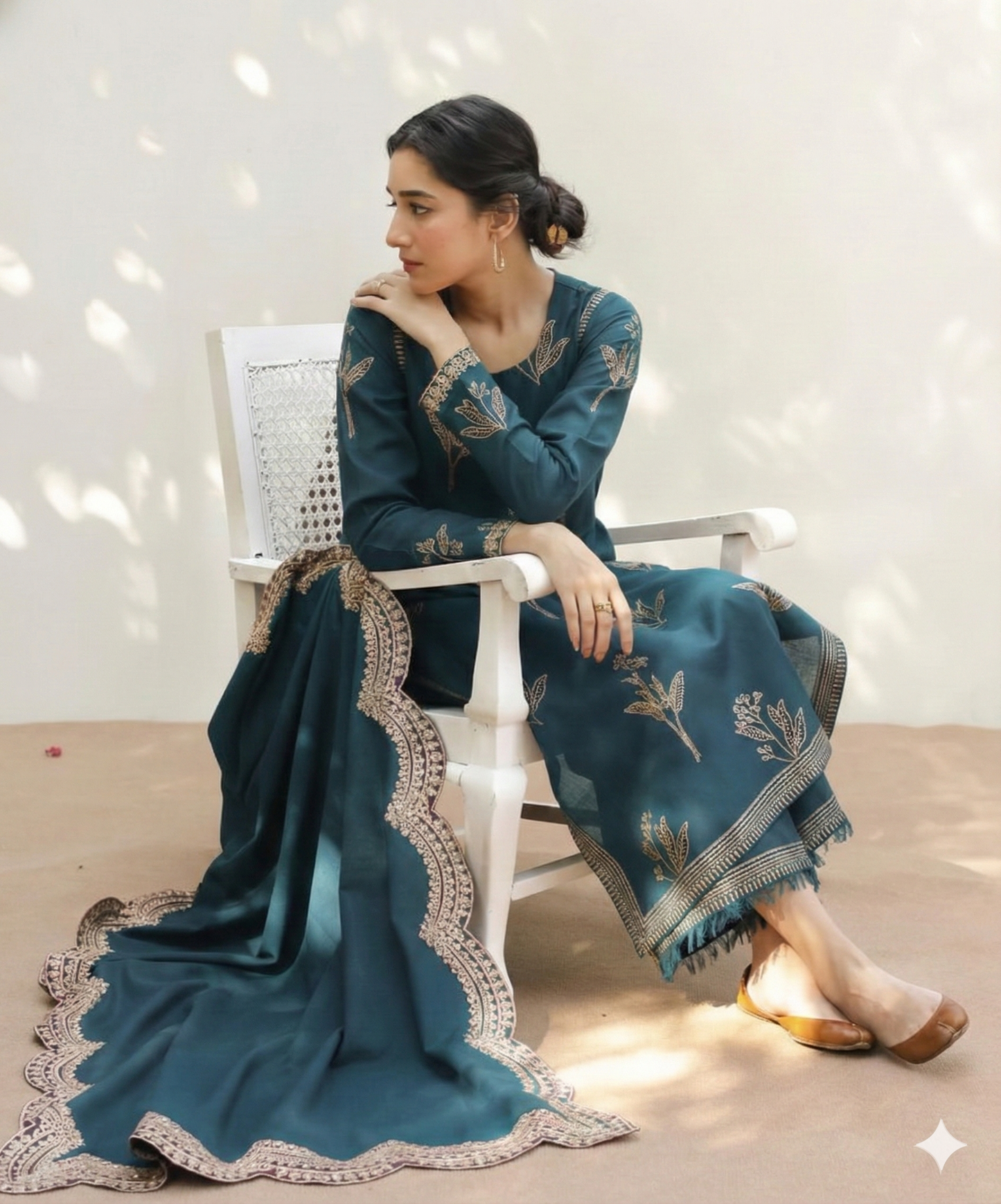 NF-1807 Mahrani Luxury with Ready to Wear Dubata Lawn 3PC