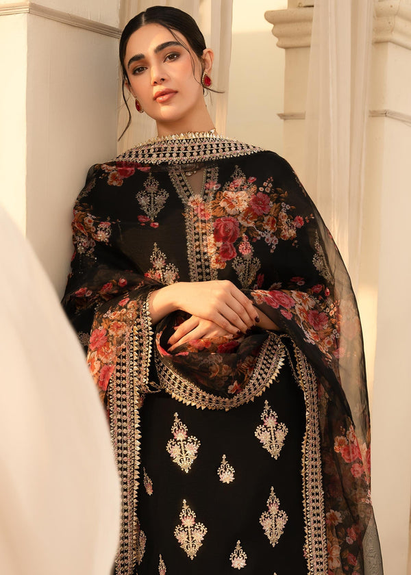 NF-1819 Nureh Luxury Embroidered with Ready to wear Dubata Lawn 3Pc
