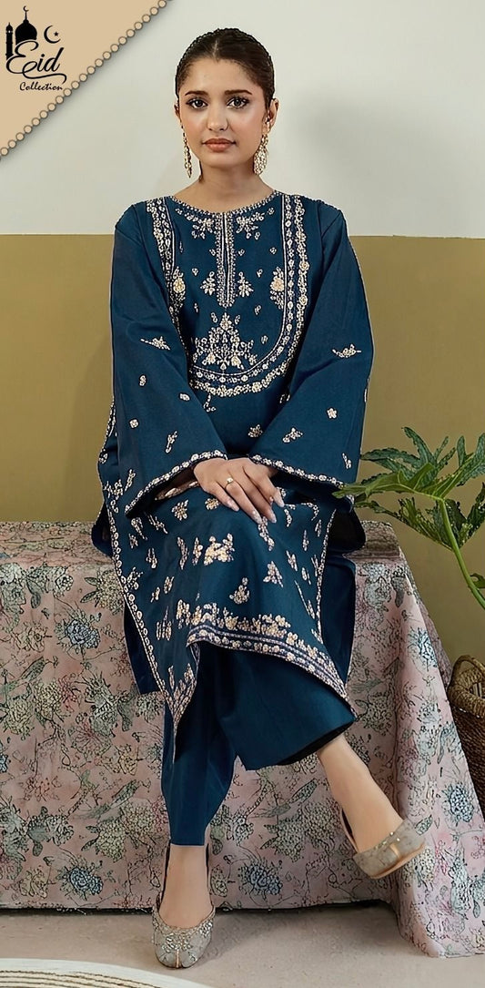 NF-1833 Urge Luxury Embroidered Lawn 2PC