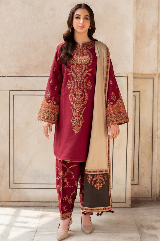 NF-804 Jazmin Luxury Embroidered Lawn 3PC