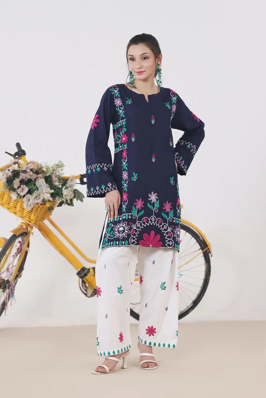 NF-1821 Urge Luxury Embroidered Lawn 2pC