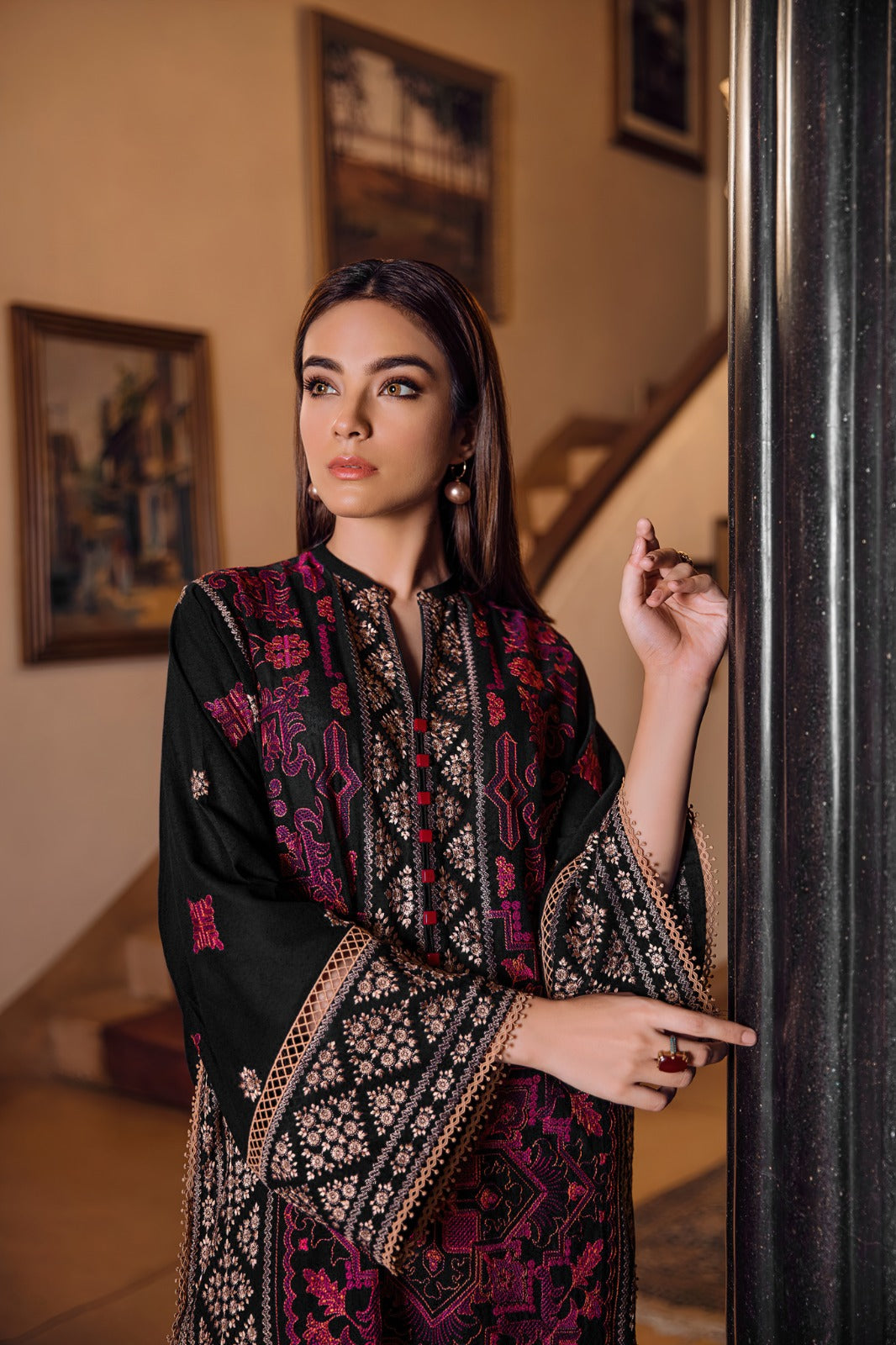 NF-516 Bareeze Luxury Embroidered Danak 2PC