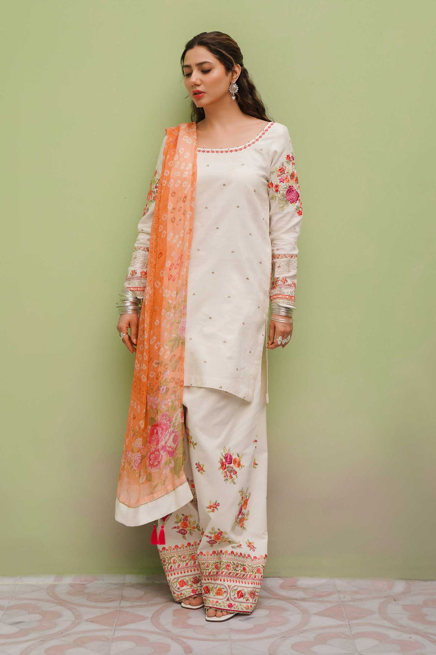 NF-4124 Coco by Zarashahjhan Luxury Embroidered Lawn 3PC