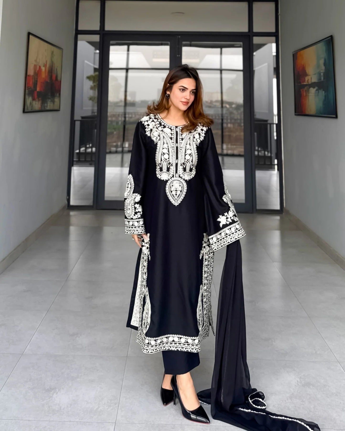NF-836 Urge Luxury Embroidered lawn 3PC