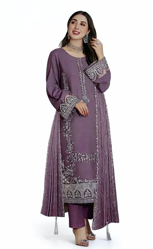 NF-300 Zarkash Most trending lawn 3PC