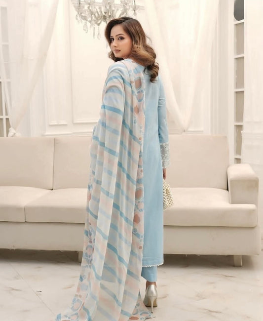 NF-1804 Farasha Chickenkari Special Lawn 3PC