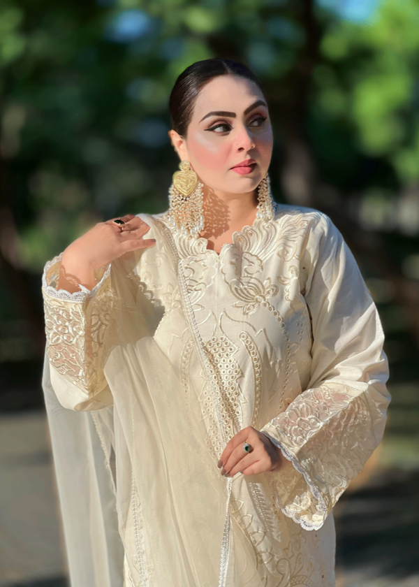 NF-810 Maria b Chickenkari Special with Ready to wear Dubata Lawn 3PC