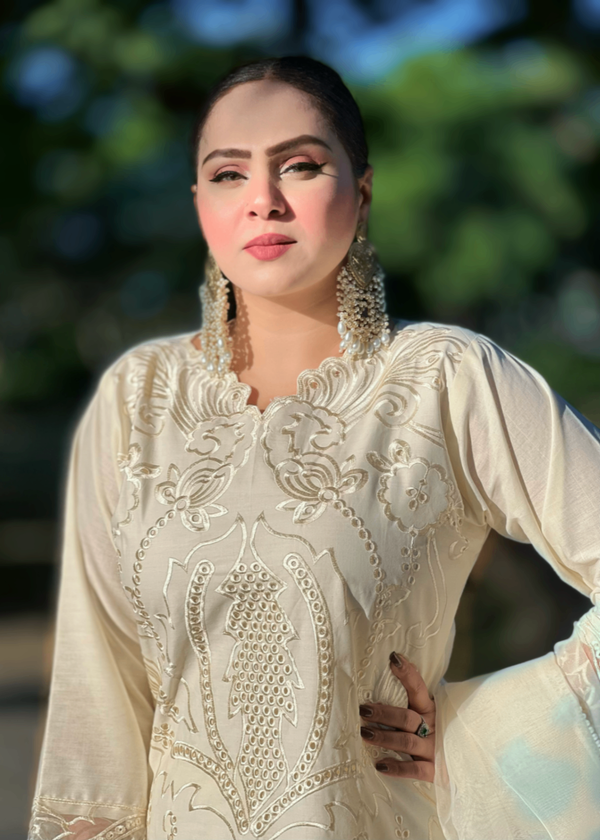 NF-810 Maria b Chickenkari Special with Ready to wear Dubata Lawn 3PC