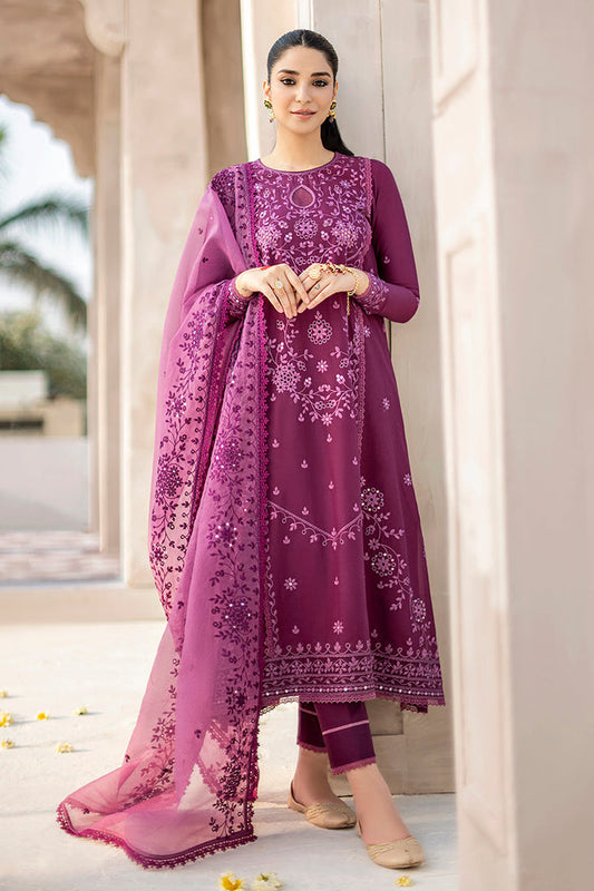 NF-4155 CrossStitch Embroidered Lawn 3PC