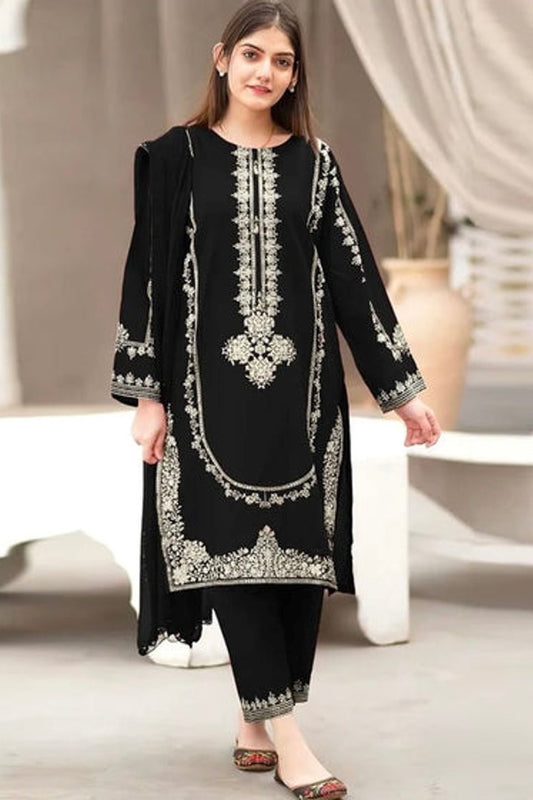 NF-304 Umza Luxury Embroidered Lawn 2PC